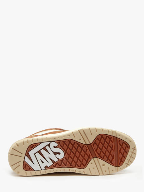 Sneakers In Leather Vans Brown women D1JBRO other view 4