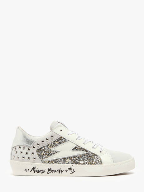 Sneakers Roy En Cuir Semerdjian Blanc accessoires ROYB502