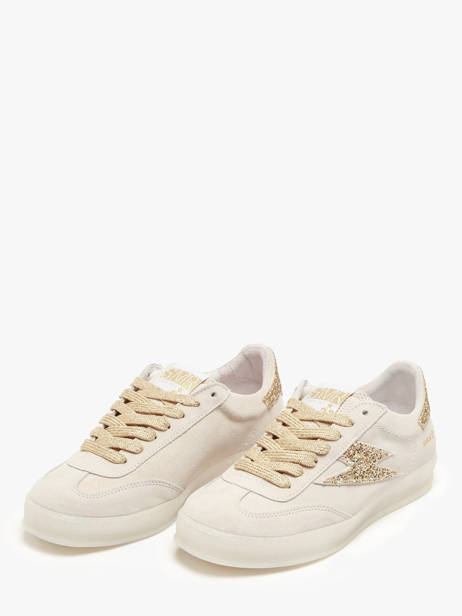 Sneakers Risy En Cuir Semerdjian Beige accessoires RISYB401 vue secondaire 2