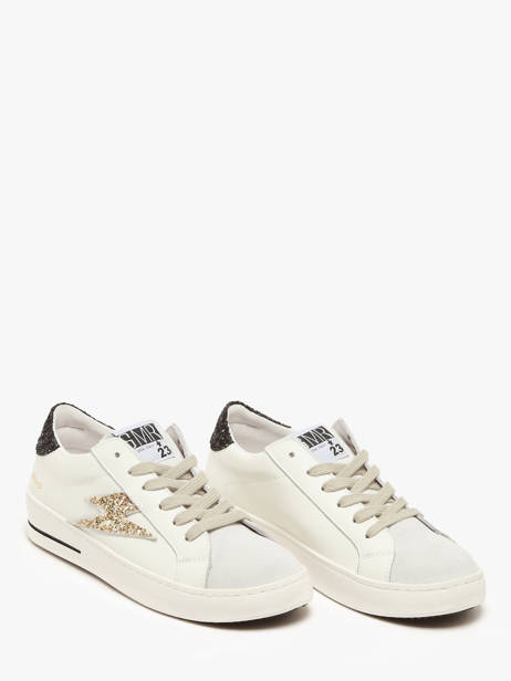 Sneakers Maya En Cuir Semerdjian Blanc accessoires MAYAB672 vue secondaire 2