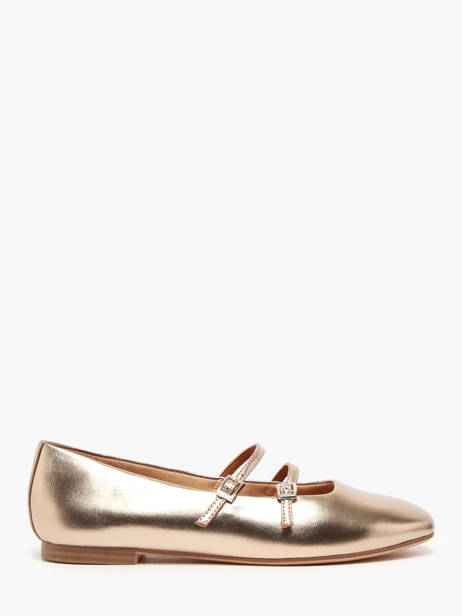 Ballerinas In Leather Tamaris Gold women 44