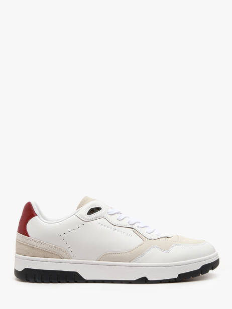 Sneakers En Cuir Tommy hilfiger Blanc men 5490YBS