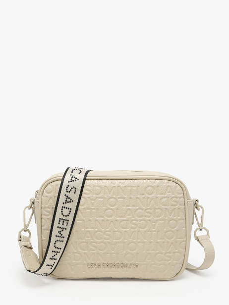 Shoulder Bag Logo Lola casademunt Beige logo 65