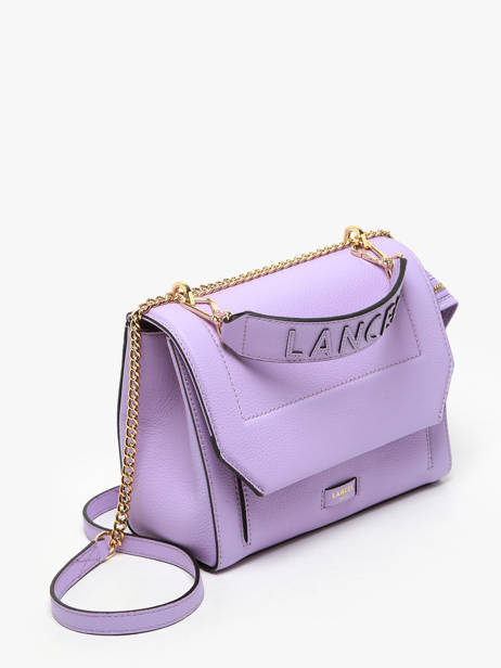 Top Handle M Ninon Leather Lancel Violet ninon A09222 other view 2