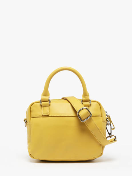 Sac Bandoulière Micro Macy Cuir Nat et nin Jaune vintage MICRMACY vue secondaire 4