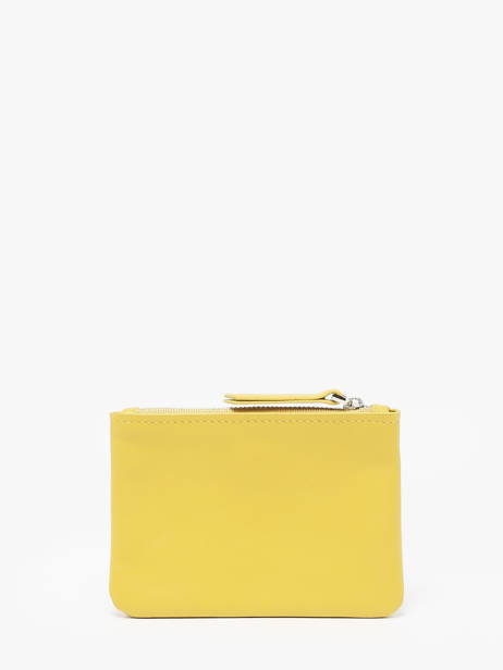 Portefeuille Cuir Nat et nin Jaune vintage SOLY vue secondaire 2