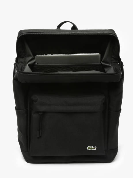 Sac à Dos Business Lacoste Noir neo croc NU4598NE vue secondaire 3