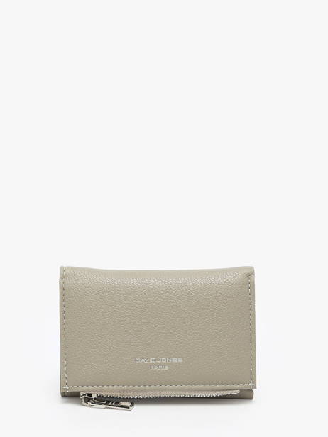 Porte-monnaie Porte-cartes David jones Beige amsterdam DJ0087