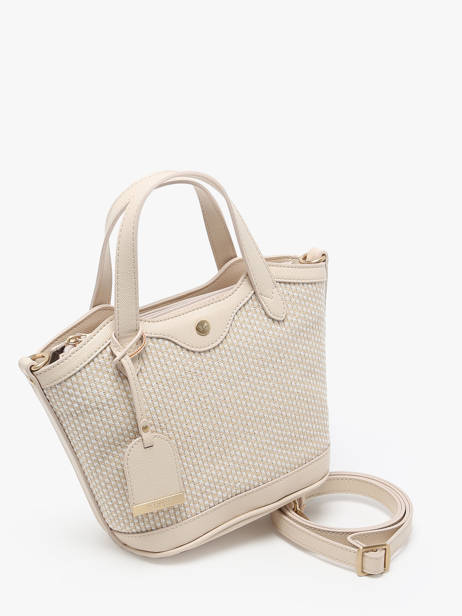 Satchel Judy Hexagona Beige judy 6520139 other view 1