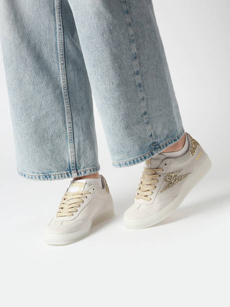 Sneakers Risy En Cuir Semerdjian Beige accessoires RISYB401 vue secondaire 1