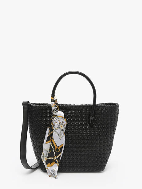 Sac Porté Main Et Bandoulière Braided Miniprix Noir braided 1
