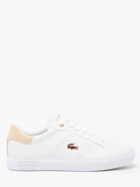 Sneakers Powercourt 2.0 En Cuir Lacoste Multicolore accessoires 8SFA0003