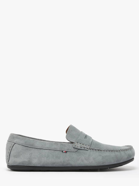 Mocassins En Cuir Tommy hilfiger Gris men 4998PN6