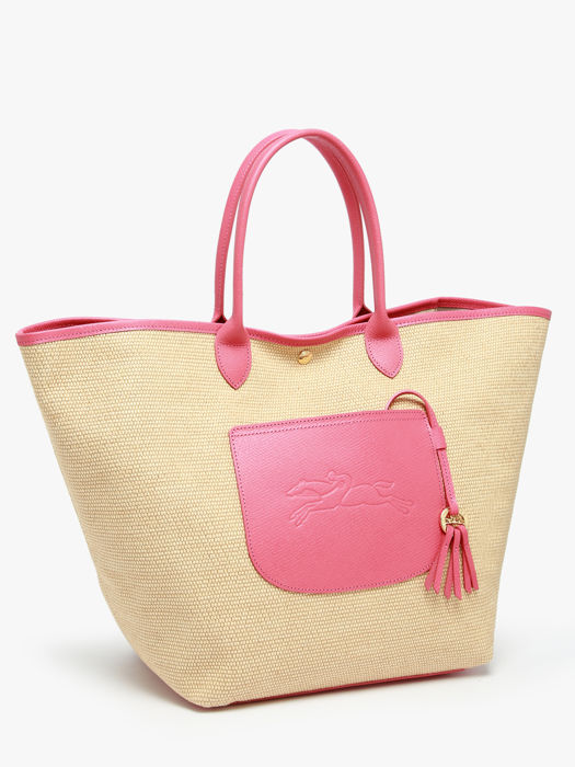 Longchamp New le panier pliage Besaces Rose