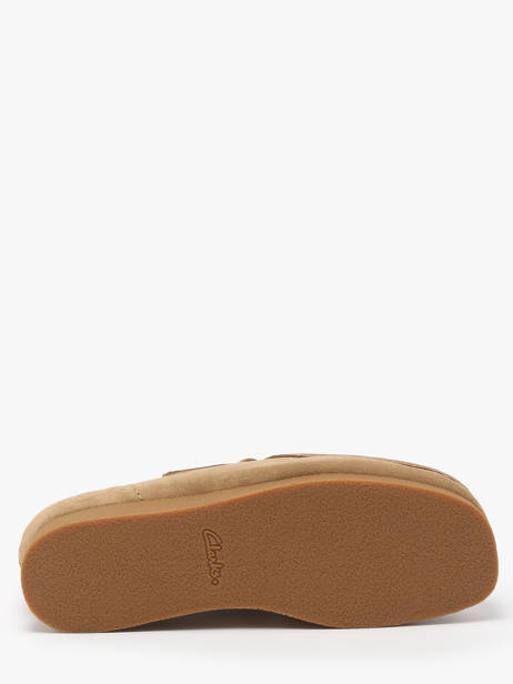 Chaussures Derbies Wallabee En Cuir Clarks Beige men 26172821 vue secondaire 5