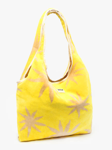 Shopping Bag Fuerteventura Wouf Yellow fuerteventura XTO25009 other view 2