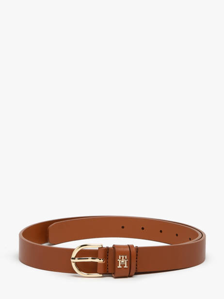 Ceinture Tommy hilfiger Marron essentiel AW16836