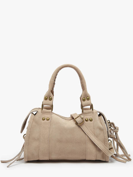 Sac Bandoulière Velvet Cuir Milano Beige velvet VE24093 vue secondaire 4