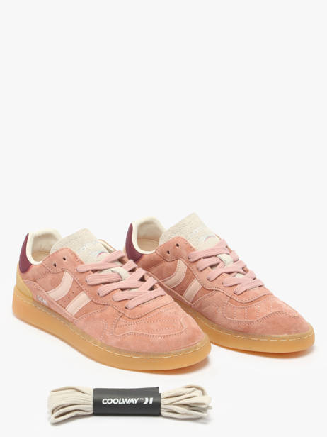 Sneakers Goal En Cuir Coolway Rose women 7603184 vue secondaire 1