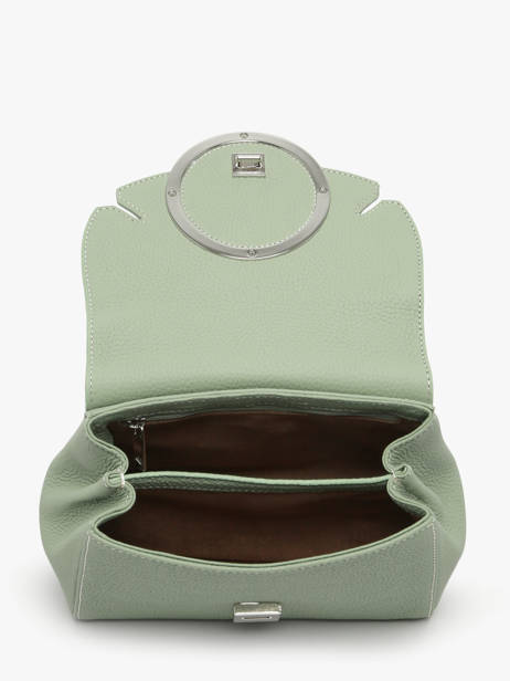 Sac Porté Main Yumi Cuir Nathan baume Vert ginkgo 4 vue secondaire 3