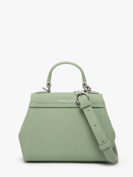 Sac Porté Main Yumi Cuir Nathan baume Vert ginkgo 4 vue secondaire 4