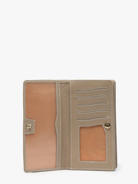 Portefeuille Caviar Cuir Crinkles Beige caviar 14001 vue secondaire 2