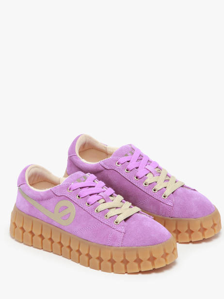 Sneakers Play En Cuir No name Violet accessoires PLVS0440 vue secondaire 1