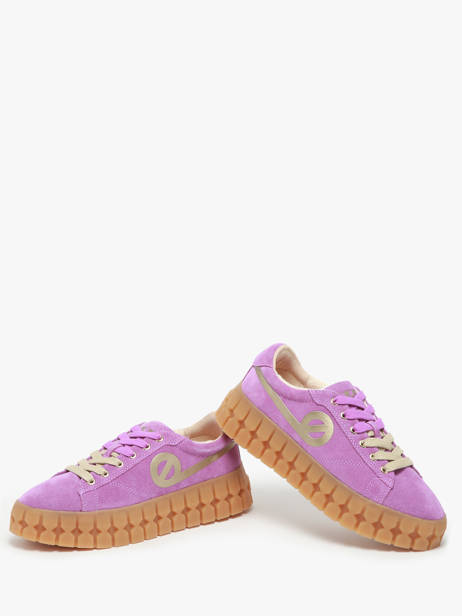 Sneakers Play En Cuir No name Violet accessoires PLVS0440 vue secondaire 2