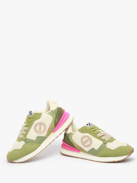 Sneakers Tova Runner En Cuir No name Vert accessoires IPSMEN2Z vue secondaire 2