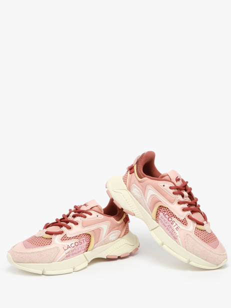 Sneakers L003 Neo Lacoste Rose accessoires 9SFA0006 vue secondaire 2