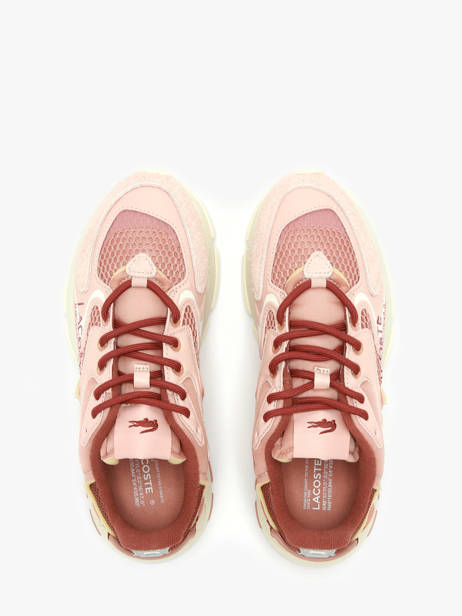 Sneakers L003 Neo Lacoste Rose accessoires 9SFA0006 vue secondaire 3