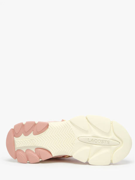 Sneakers L003 Neo Lacoste Rose accessoires 9SFA0006 vue secondaire 4