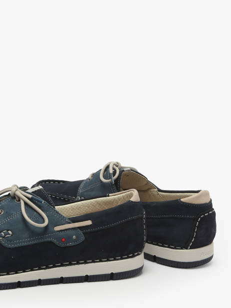 Chaussures De Ville En Cuir Fluchos Bleu men F1449 vue secondaire 3