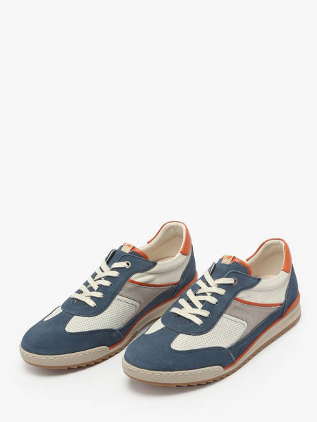 Sneakers En Cuir Fluchos Bleu men F2184 vue secondaire 1