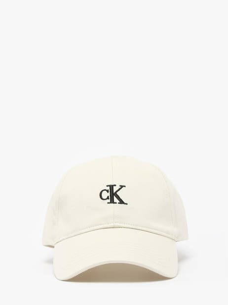 Casquette Calvin klein jeans Blanc monogram embro 4K5024G