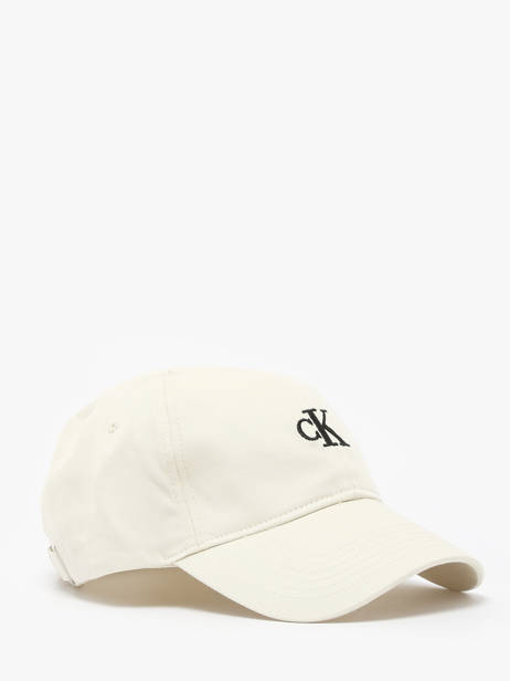 Casquette Calvin klein jeans Blanc monogram embro 4K5024G vue secondaire 1