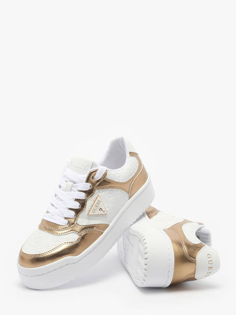 Sneakers En Cuir Guess Blanc women MI6FAL12 vue secondaire 1