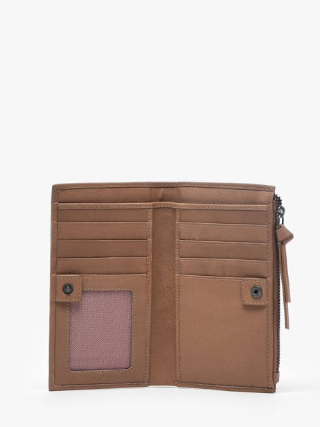 Portefeuille Cuir Biba Marron wallet VAW3L vue secondaire 1