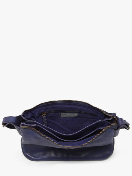 Sac Bandoulière Heritage Cuir Biba Violet heritage BT18 vue secondaire 3