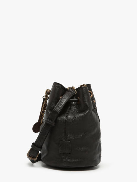 Sac Bandoulière Heritage Cuir Biba Noir heritage CAE2L vue secondaire 4