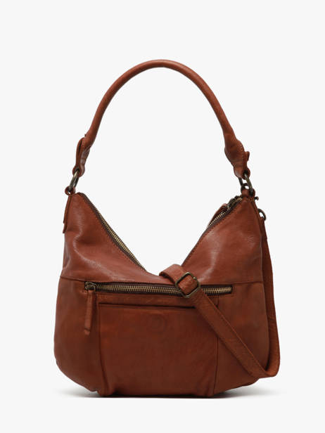 Sac Porté Main Heritage Cuir Biba Marron heritage BT29 vue secondaire 4