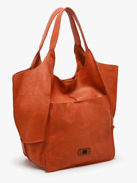 Sac Porté épaule Heritage Cuir Biba Orange heritage HOM1L vue secondaire 2