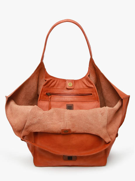 Sac Porté épaule Heritage Cuir Biba Orange heritage HOM1L vue secondaire 3