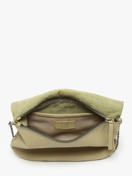 Shoulder Bag Leather Leather Biba Green leather ORA1L other view 3