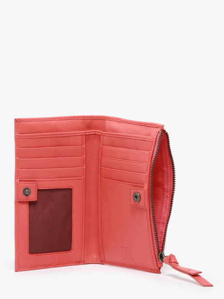 Wallet Leather Biba Red wallet VAW3L other view 1