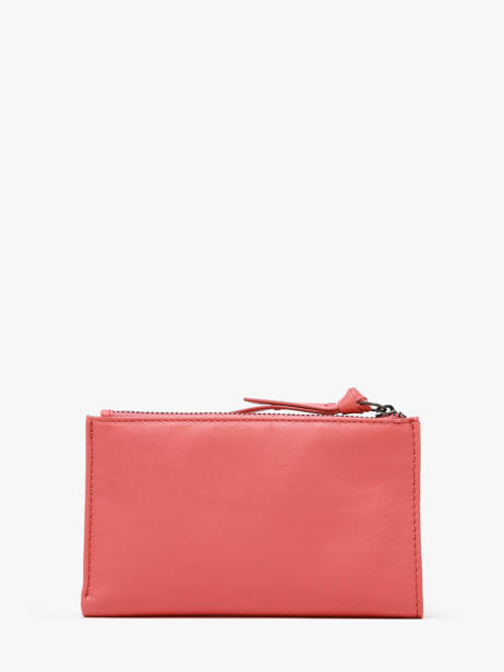 Wallet Leather Biba Red wallet VAW3L other view 2