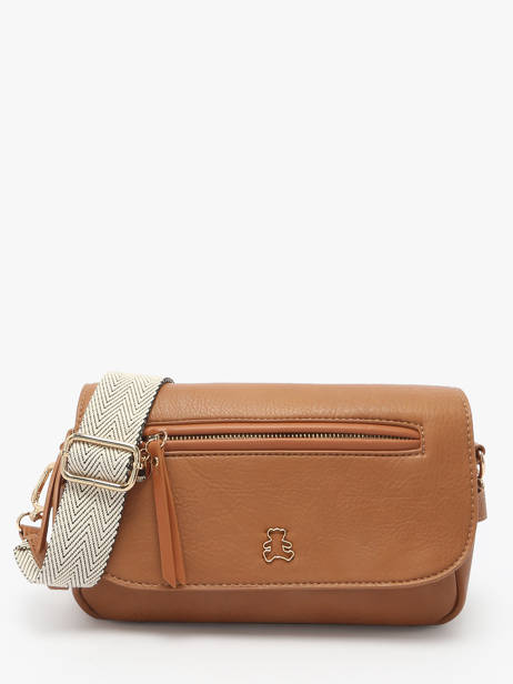 Shoulder Bag Zip Lulu castagnette Brown zip YRONDE