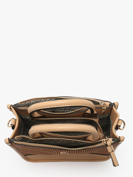 Satchel Raphia Lulu castagnette Brown raphia YASSER other view 3