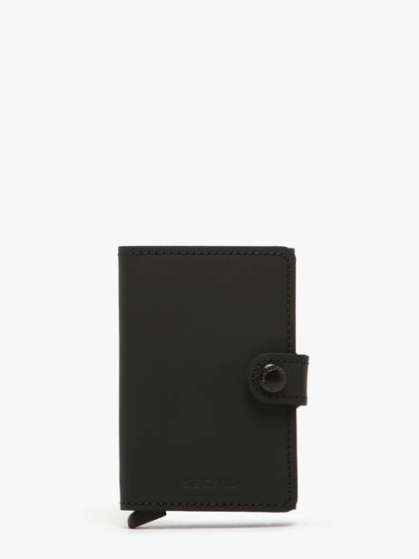 Porte-cartes Cuir Secrid Noir matte MM