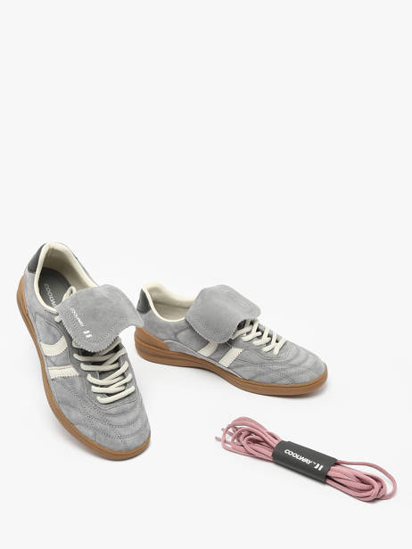 Sneakers Becks X En Cuir Coolway Gris women 7603165 vue secondaire 3